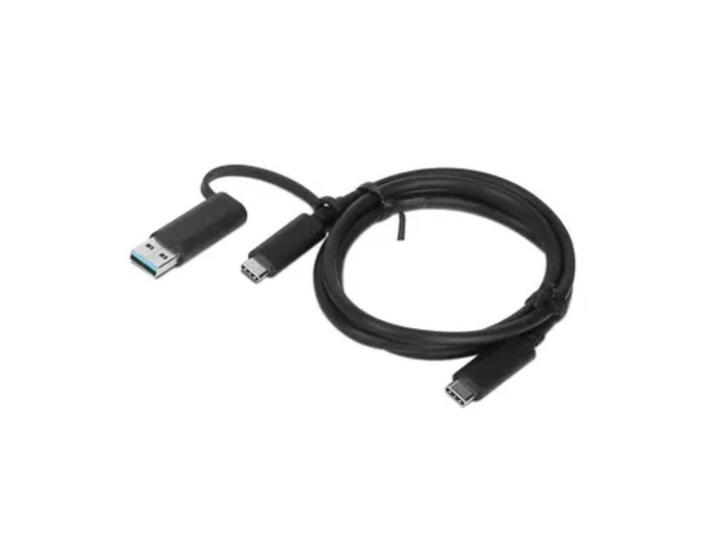 Lenovo Hybrid USB-C com cabo USB-A