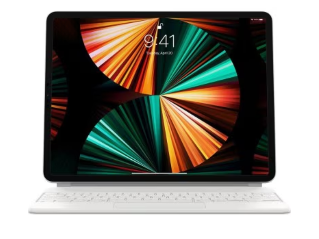 MAGIC KEYBOARD BRANCO PARA IPAD PRO 12,9" 5ª GERAÇÃO
