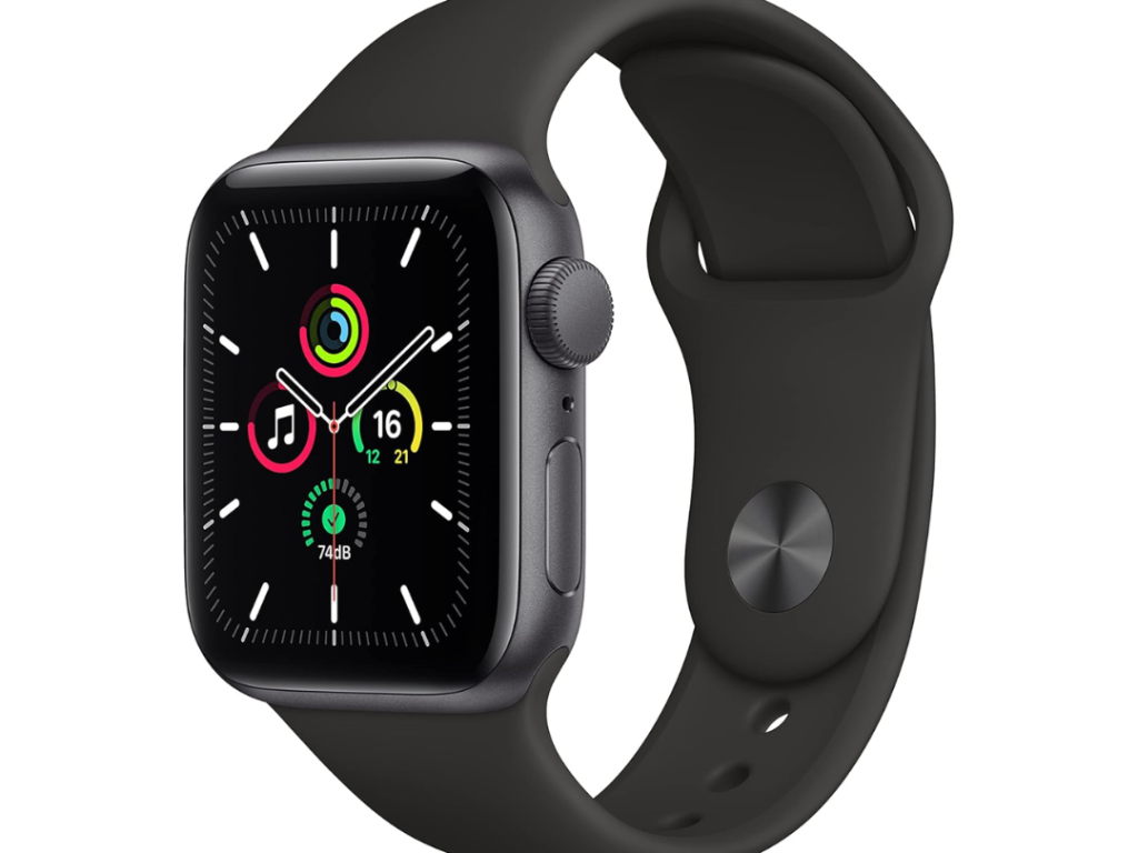 Apple Watch SE GPS 40mm - Caixa de Alumínio Cinza Espacial - Pulseira Esportiva Meia-Noite