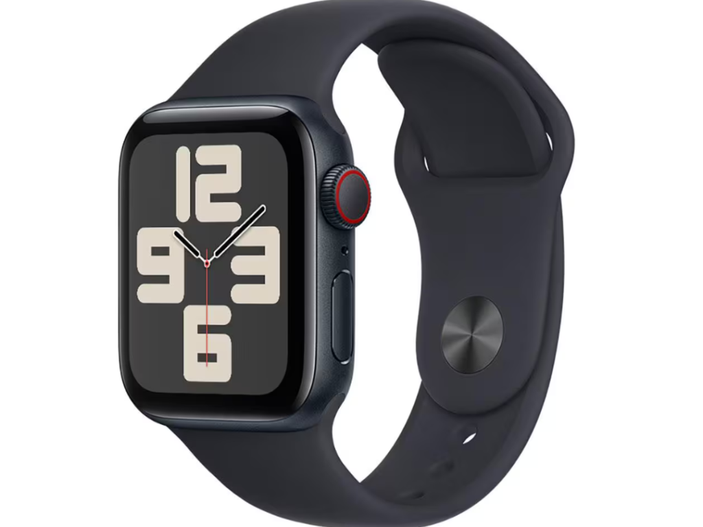 Apple Watch SE GPS + CELL - 40mm - Caixa de Alumínio Cinza Espacial- Pulseira Esportiva Meia-Noite