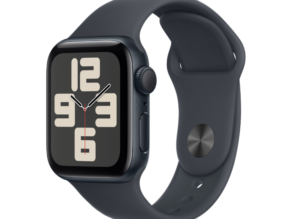 Apple Watch SE GPS - Caixa de Alumínio Meia-Noite - 40 mm - Pulseira Esportiva Meia-Noite