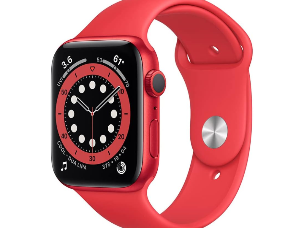 Apple Watch Series 6, GPS, 40 mm, Alumínio PRODUCT(RED), Pulseira Esportiva Vermelha